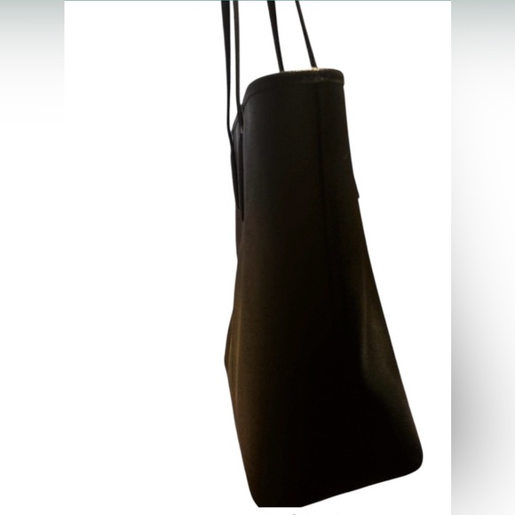 Kate Spade Black Leather Tote And Charm - Picture 3 of 8